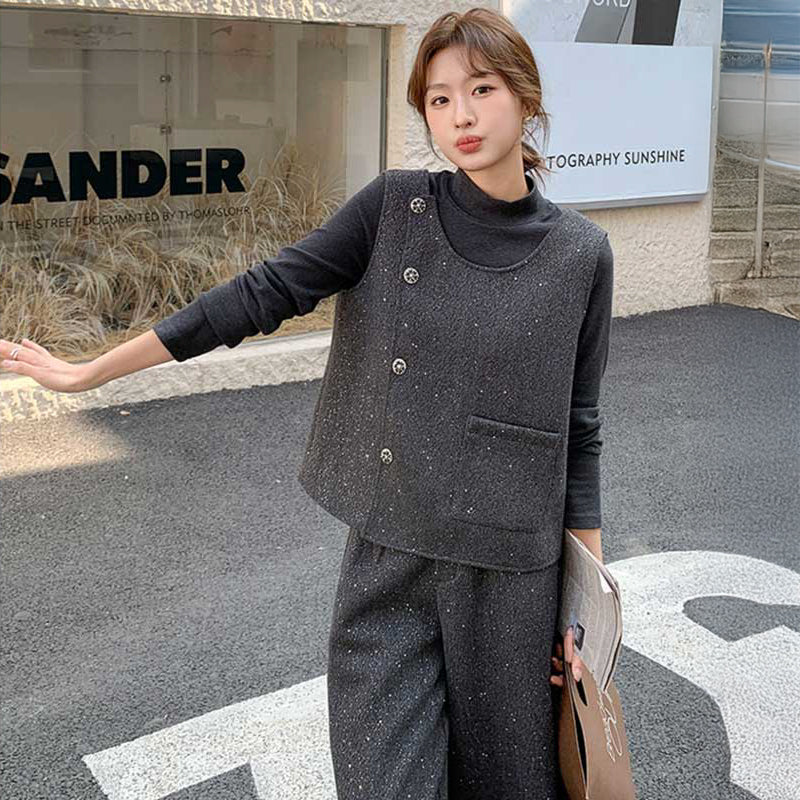 ミックスツイード調セットアップ