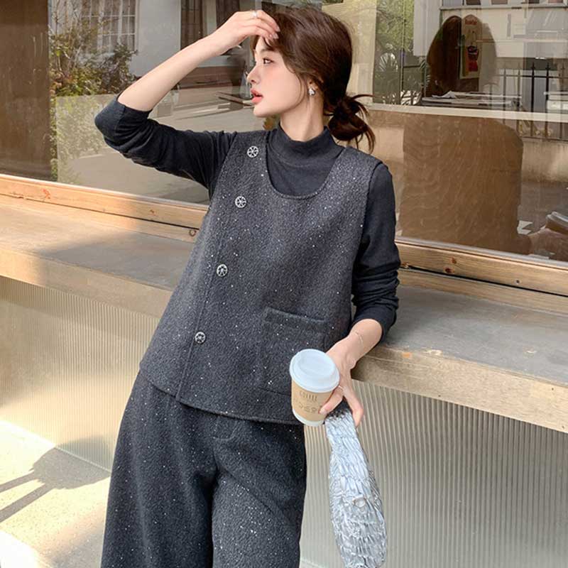 ミックスツイード調セットアップ