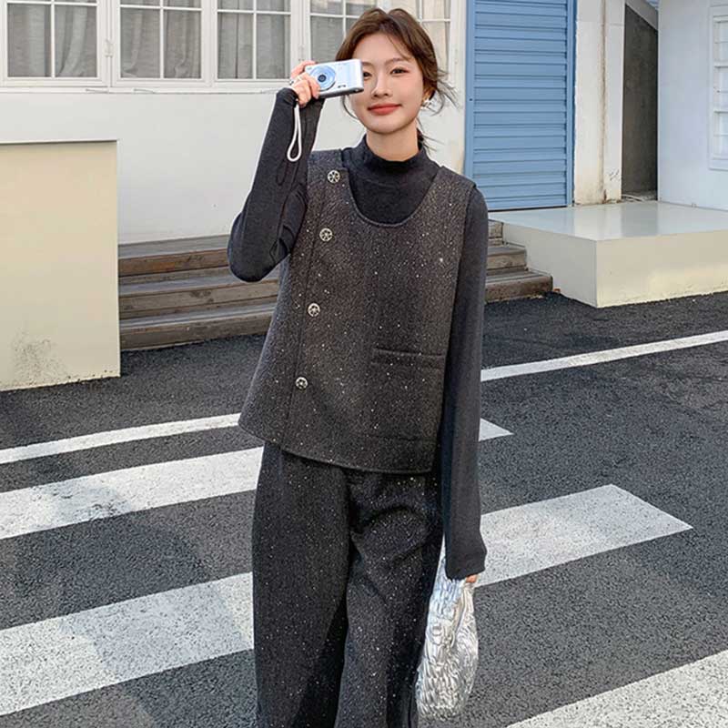 ミックスツイード調セットアップ