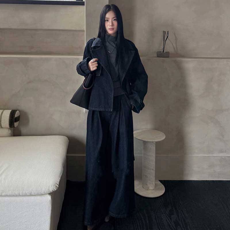 ビッグラペルデニムジャケット