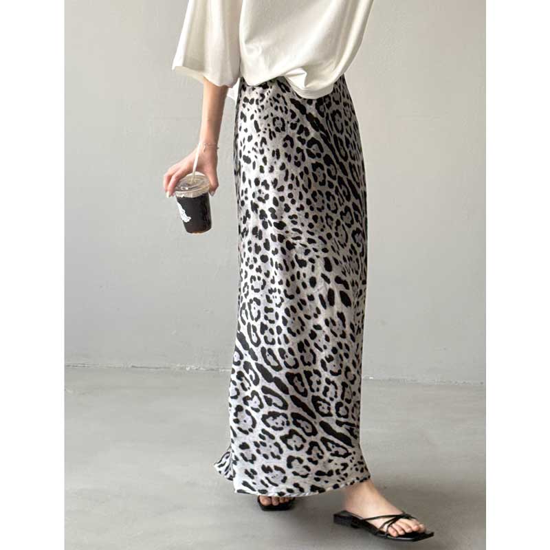 レオパードロングスカート