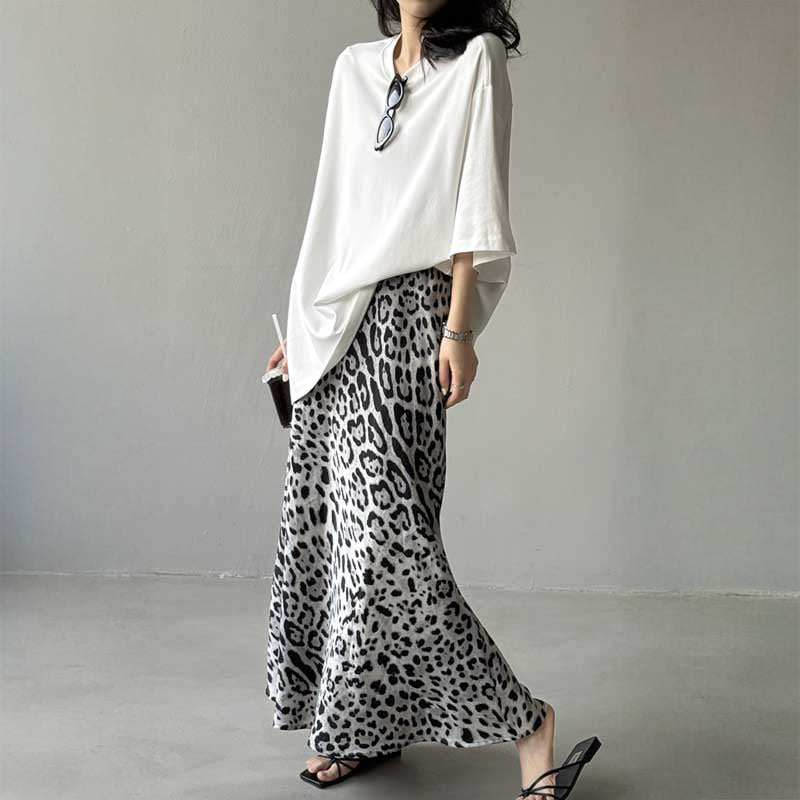 レオパードロングスカート