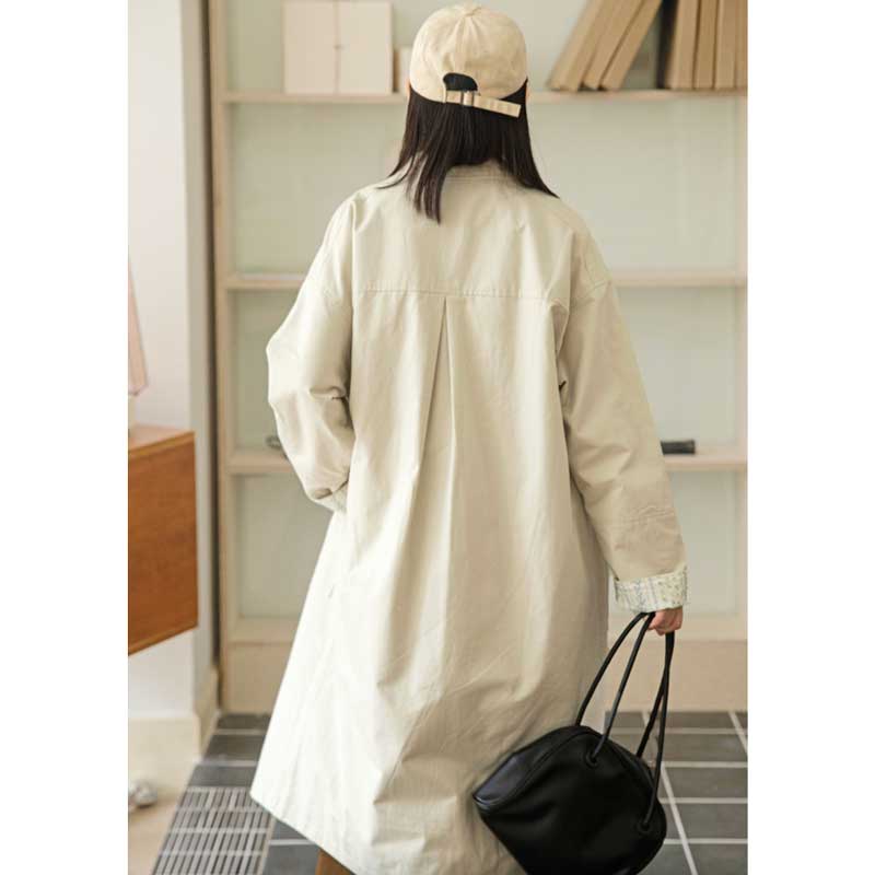 ビッグポケットコットンロングコート(2colors)