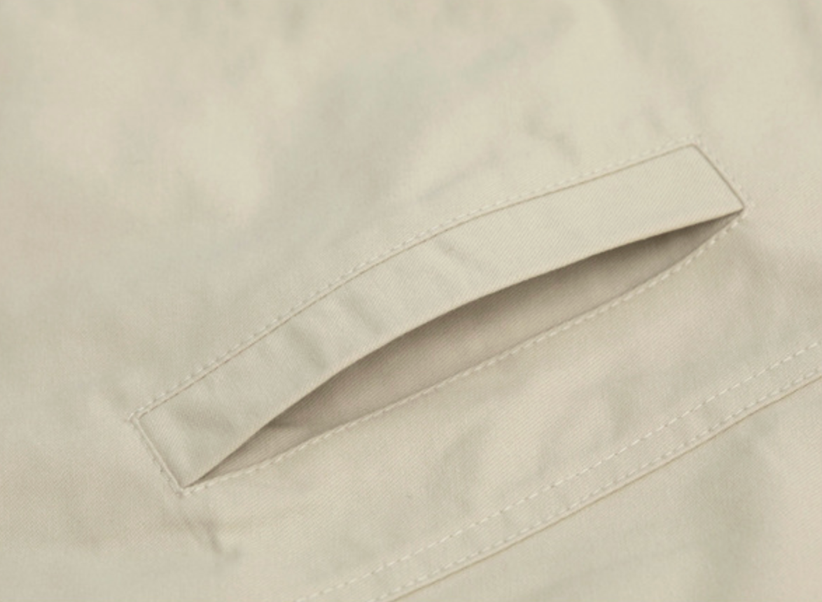 ビッグポケットコットンロングコート(2colors)