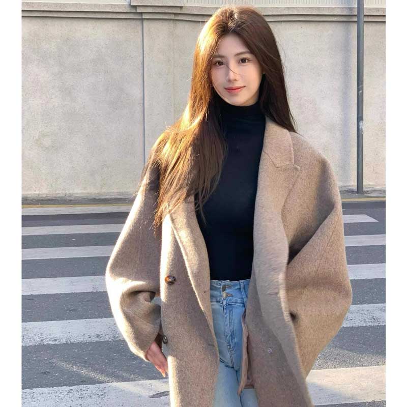 ダブルブレストチェスターコート(2colors)