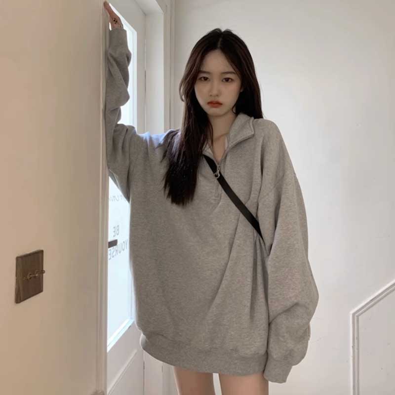 ハーフジップグレースウェット