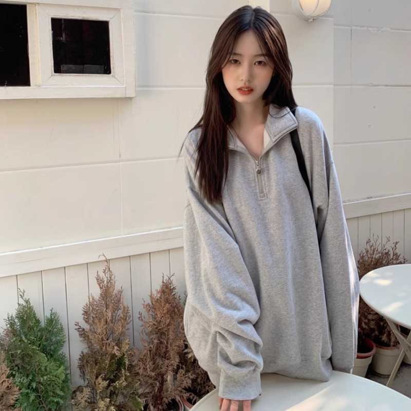 ハーフジップグレースウェット