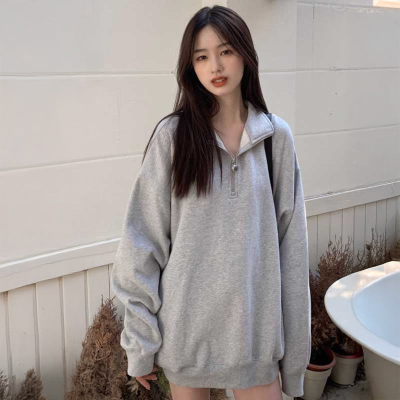 ハーフジップグレースウェット