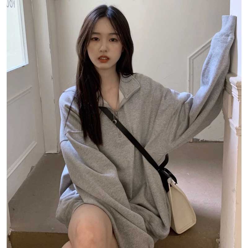 ハーフジップグレースウェット