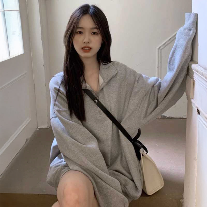 ハーフジップグレースウェット