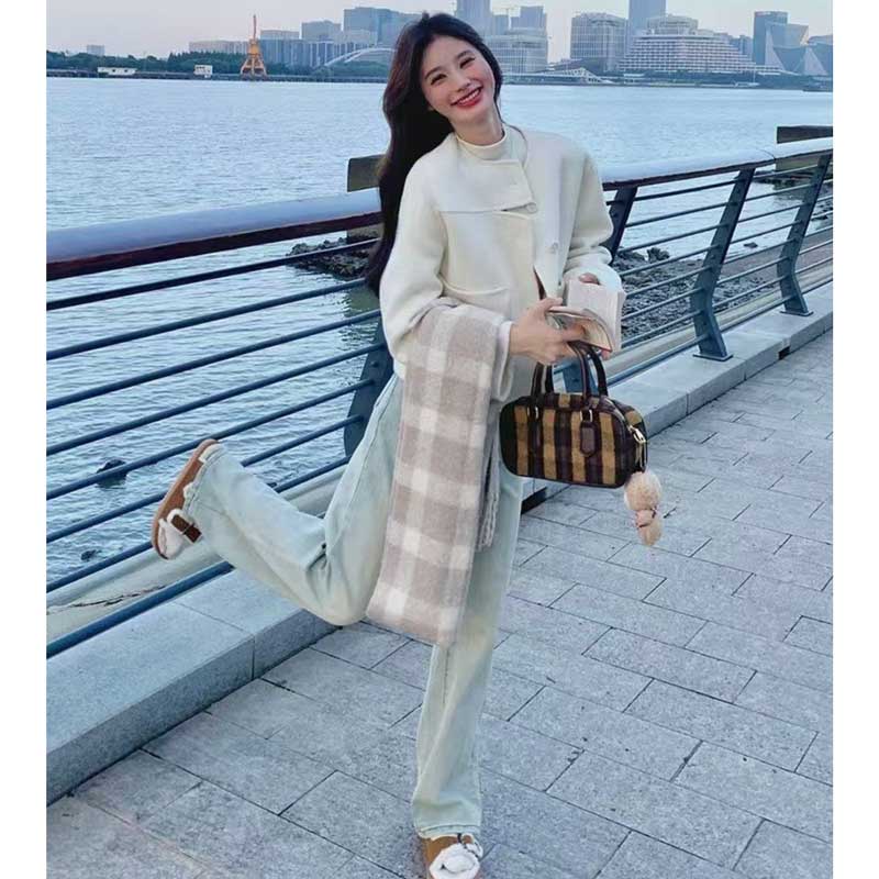 ノーカラーショートジャケット(2colors)