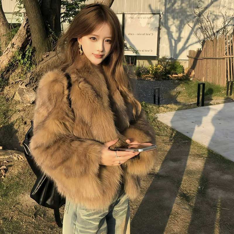 ボリュームファーコート