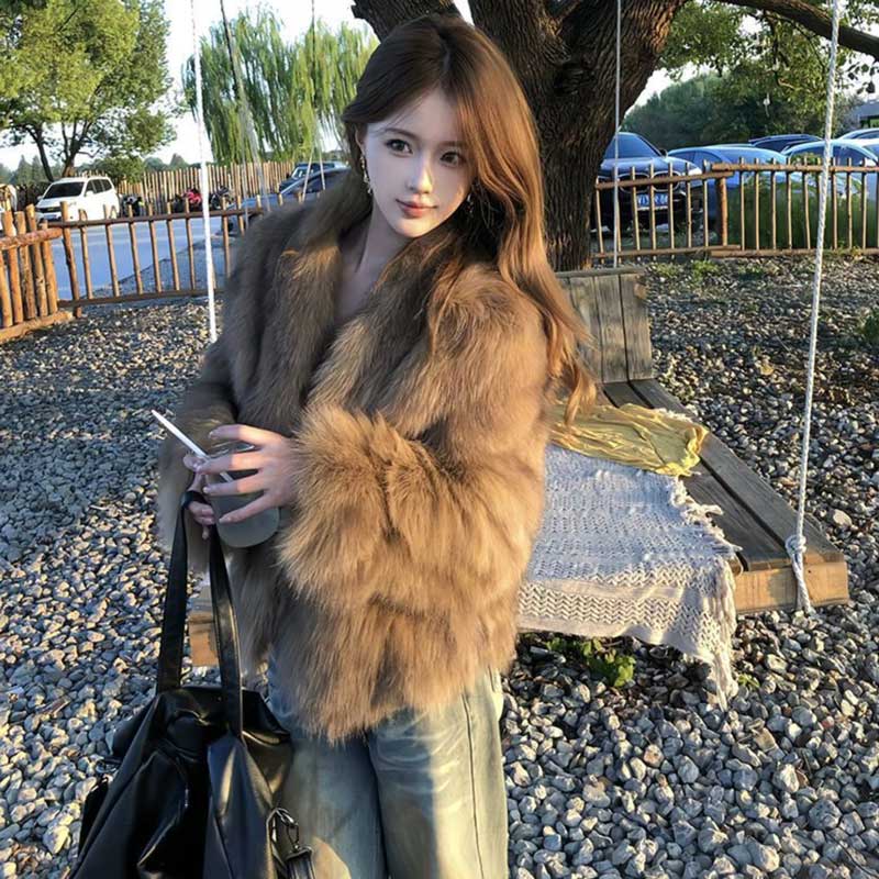 ボリュームファーコート