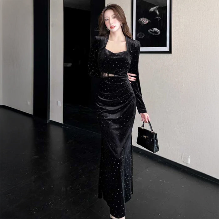 ウエストレースマーメイドワンピース(2design)