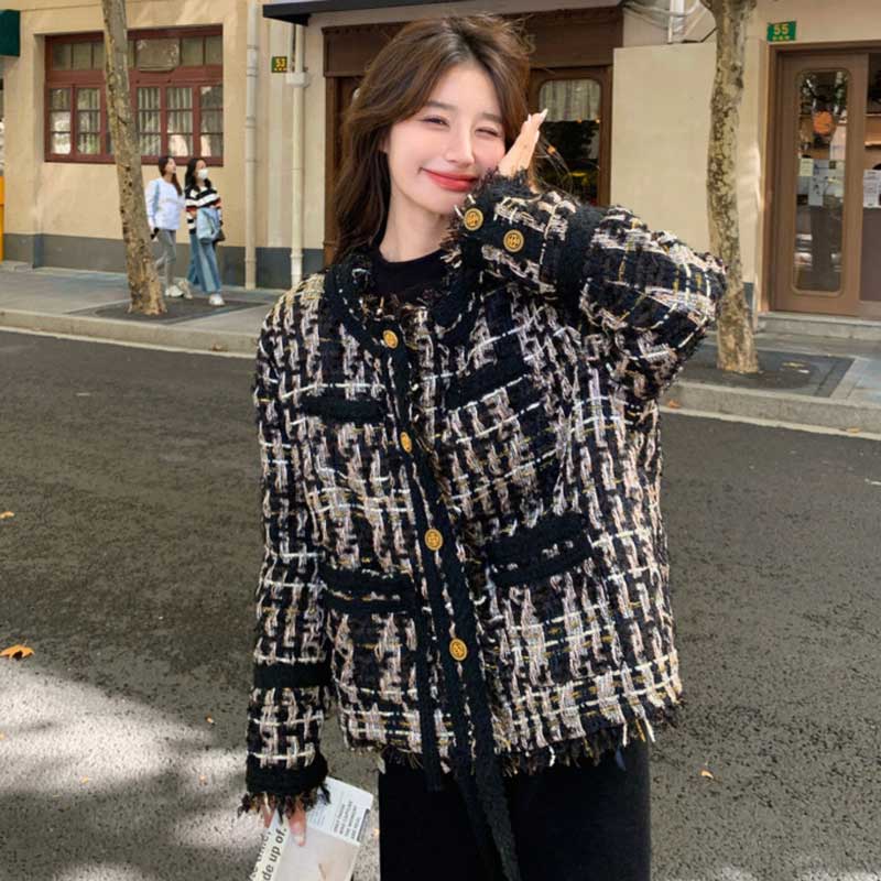 オーバーサイズツイードジャケット