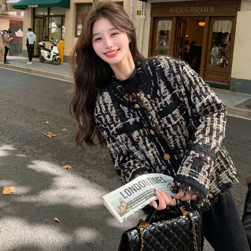 オーバーサイズツイードジャケット