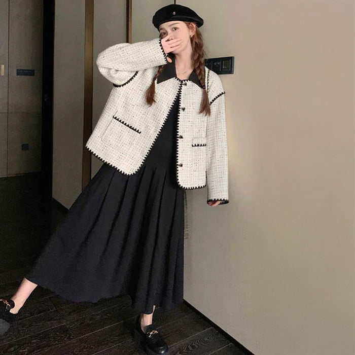 ホワイトツイードジャケット