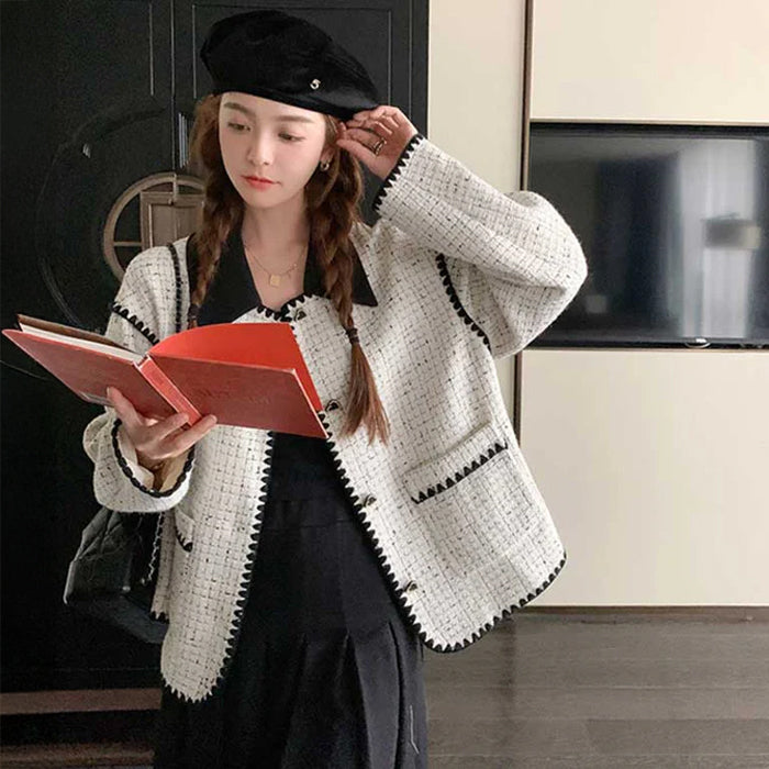 ホワイトツイードジャケット