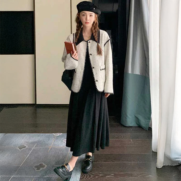 ホワイトツイードジャケット