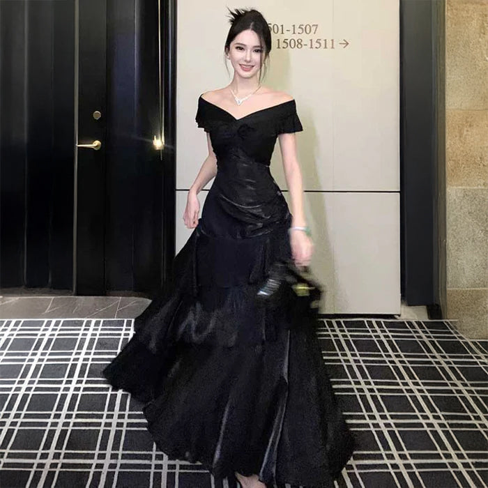 オフショルダーティアードワンピース(3colors)