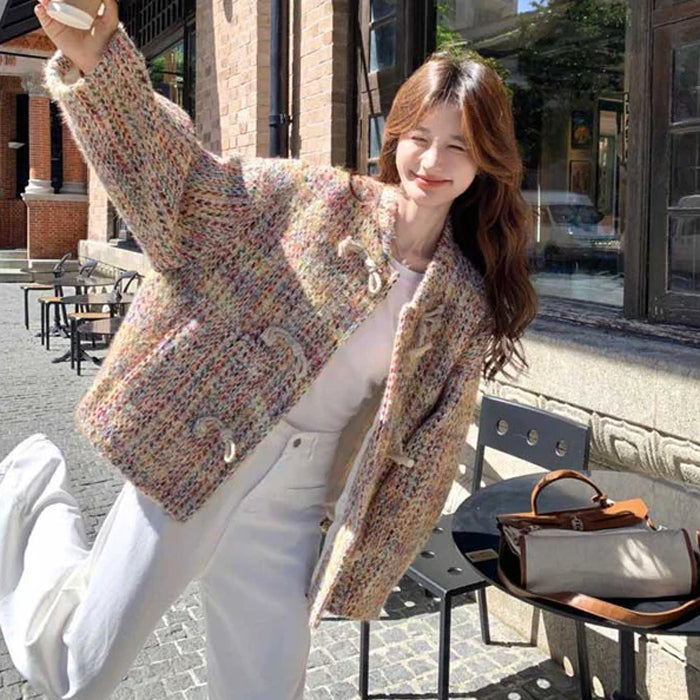 ミックスニットダッフルコート