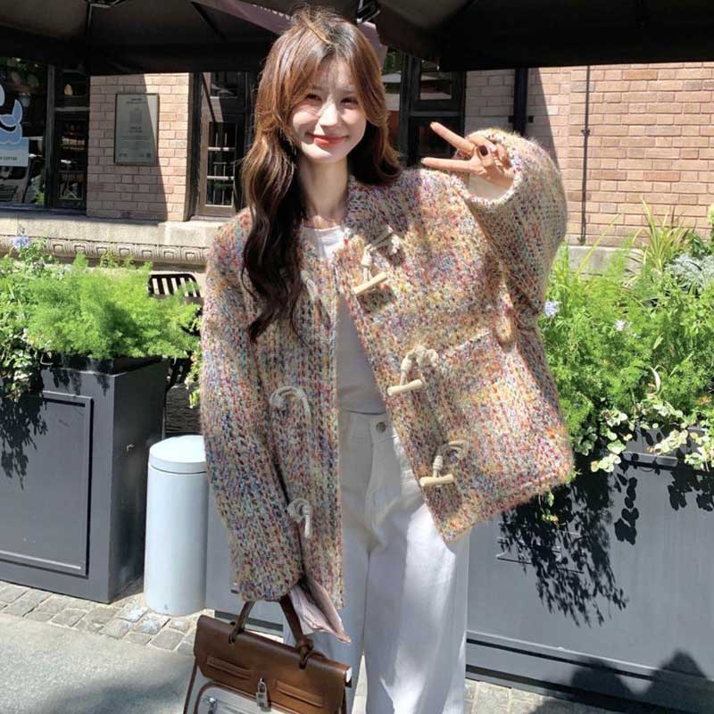 ミックスニットダッフルコート