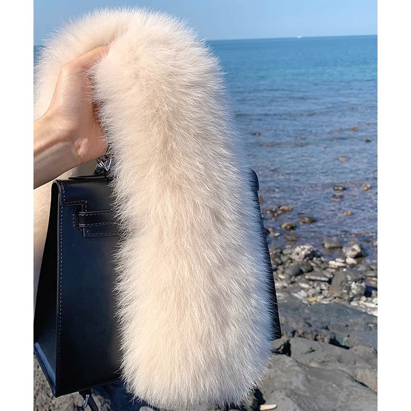 ファー付きドルマンコート