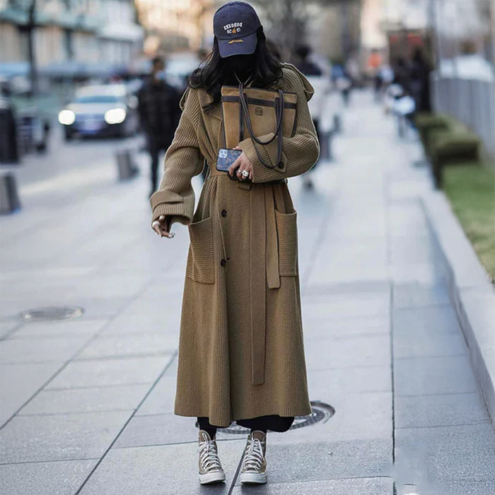 ニットガウンマキシトレンチコート(7colors)