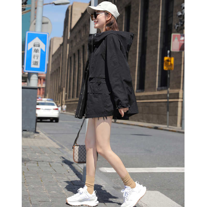 ウエストドローストリングマウンテンパーカー(3colors)