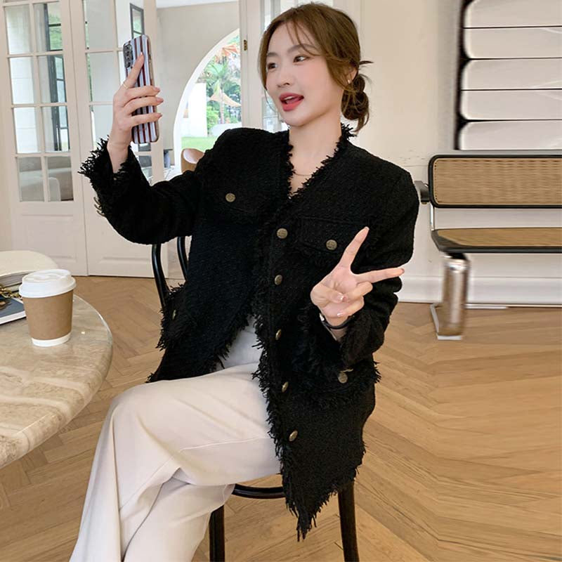 ブラックツイードジャケット