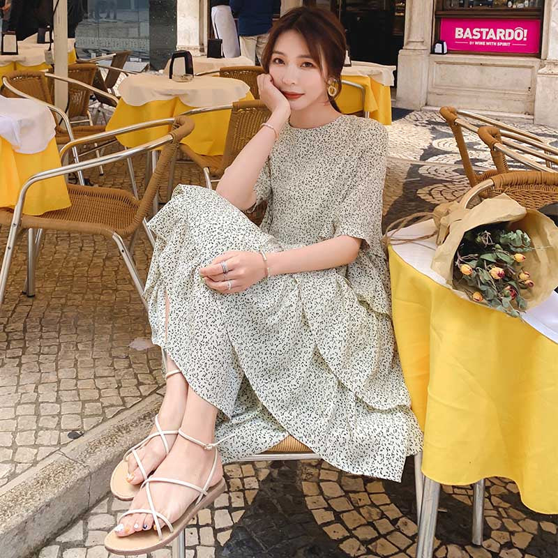 ティアードナチュラルワンピース