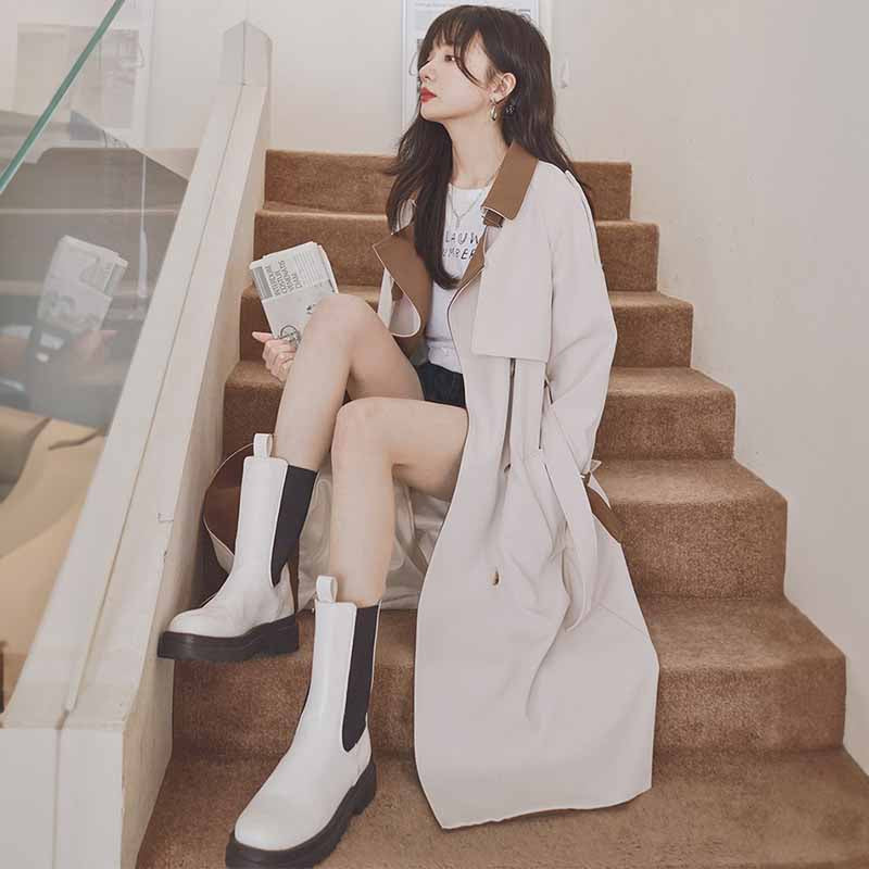 ナチュラルツートントレンチコート