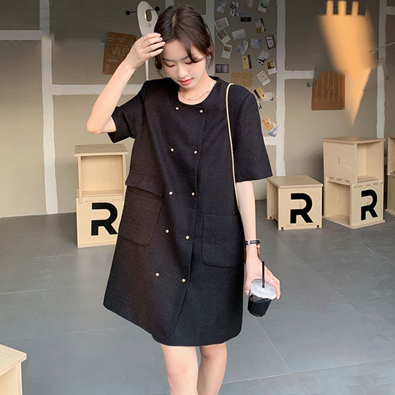 ダブルボタンジャケットワンピース