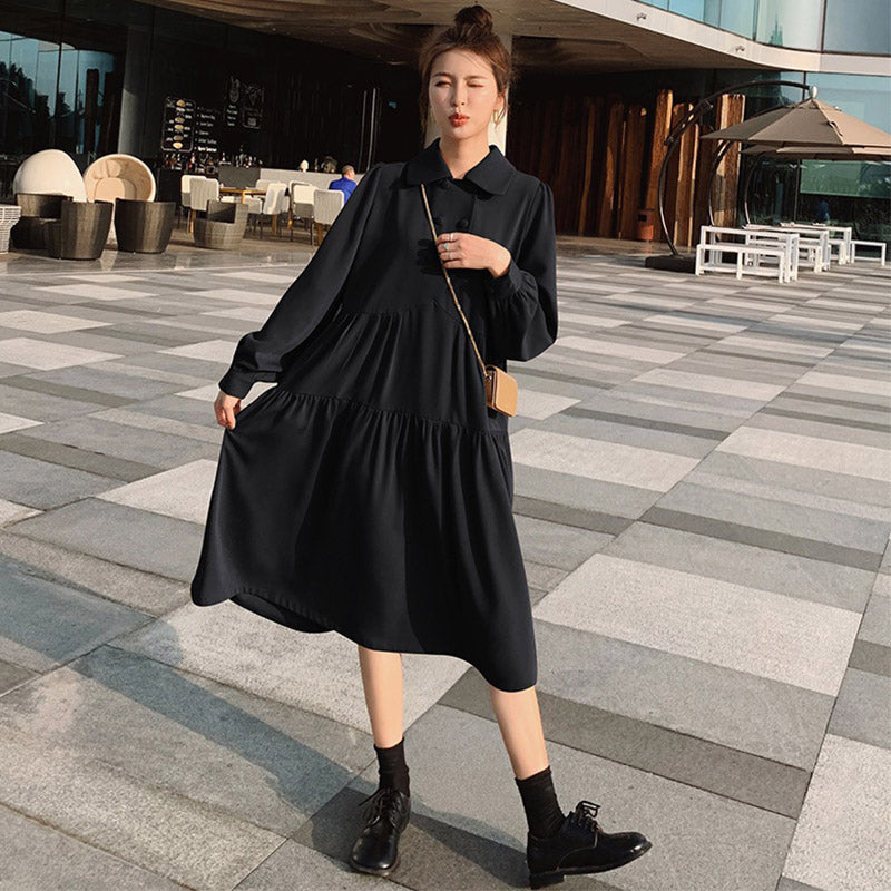 レトロティアードワンピース(3colors)