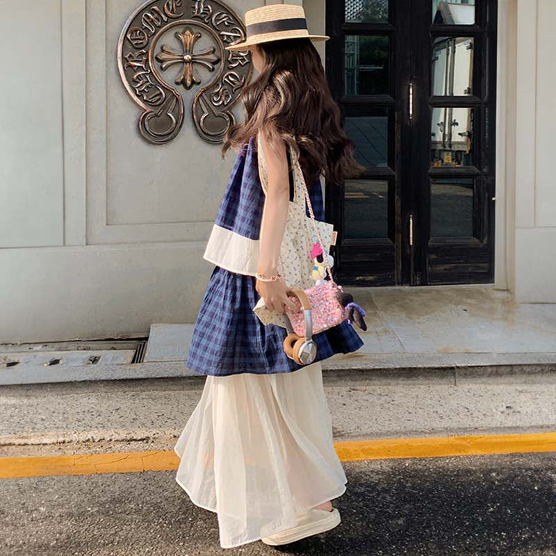 レイヤードチェックセットアップ