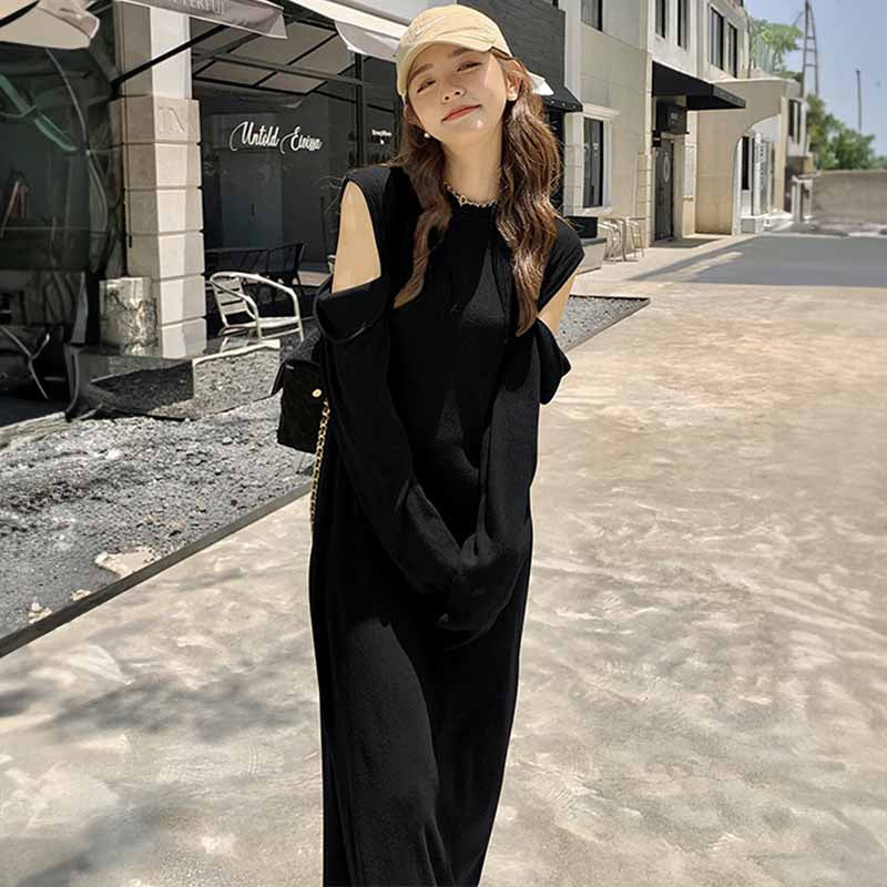 カットスリーブワンピース(2colors)