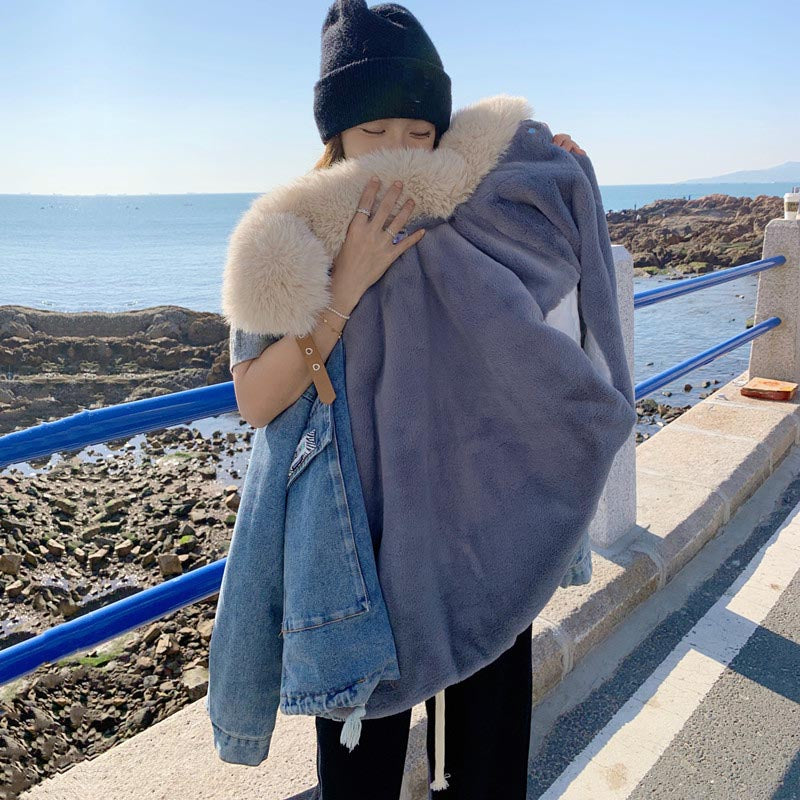 裏フリースデニムジャケット