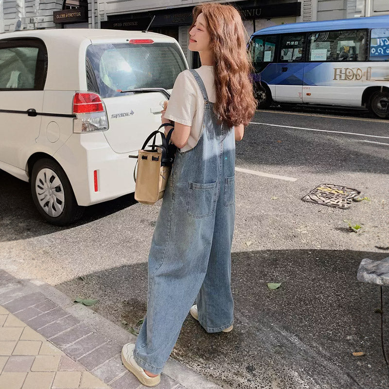 レトロデニムサロペット