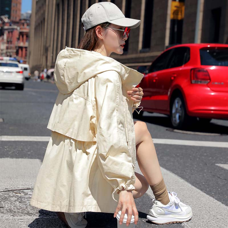 ウエストドローストリングマウンテンパーカー(3colors)