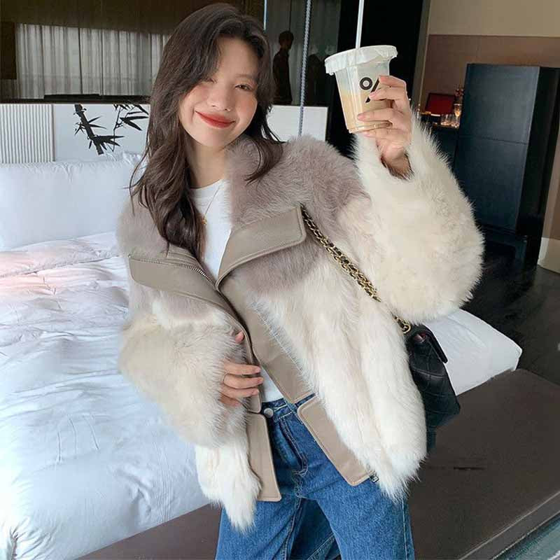 ツートンファーコート