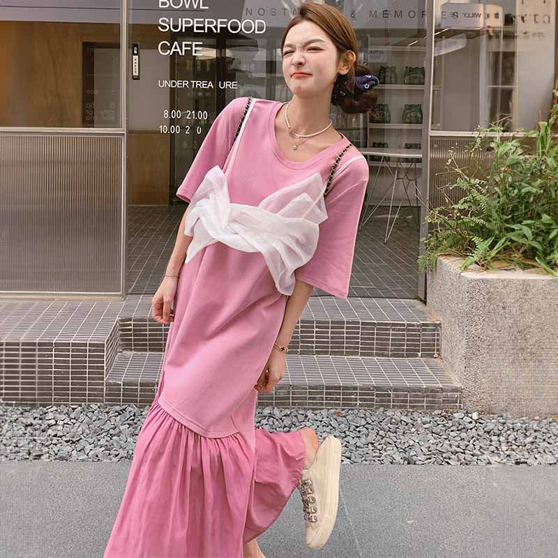 チュールビスチェワンピース