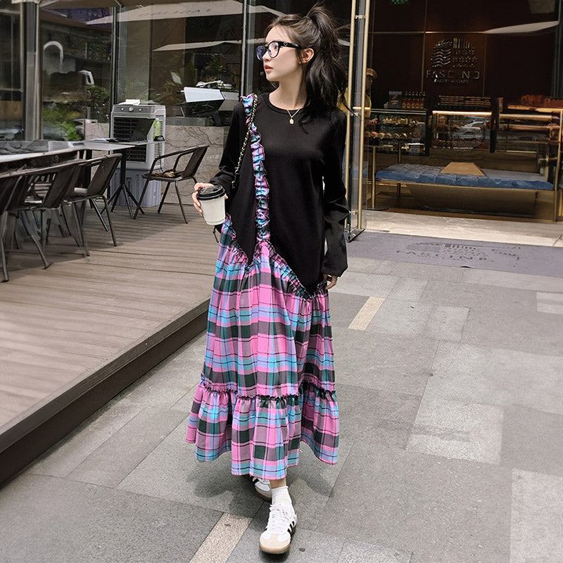 ワンショルダーストラップワンピース