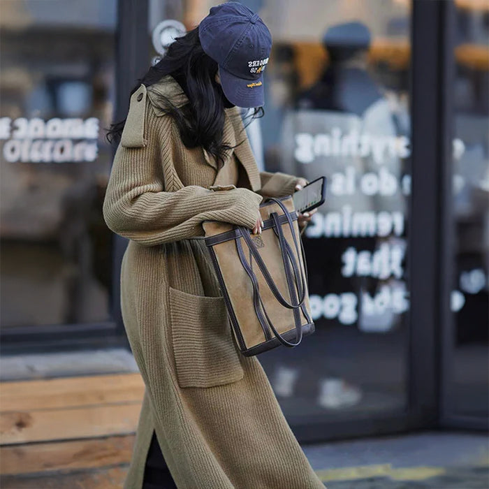 ニットガウンマキシトレンチコート(7colors)