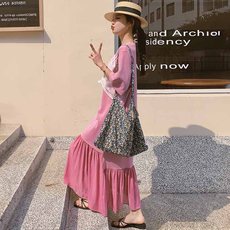 チュールビスチェワンピース