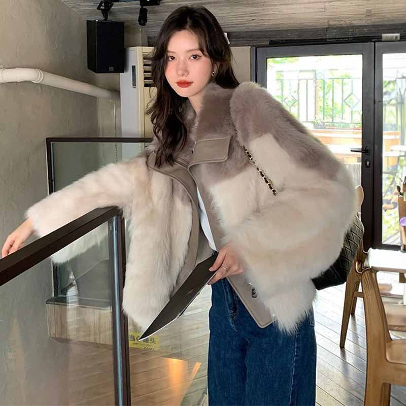 ツートンファーコート