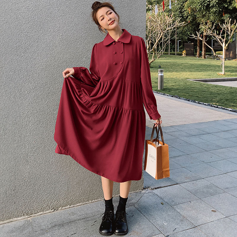 レトロティアードワンピース(3colors)