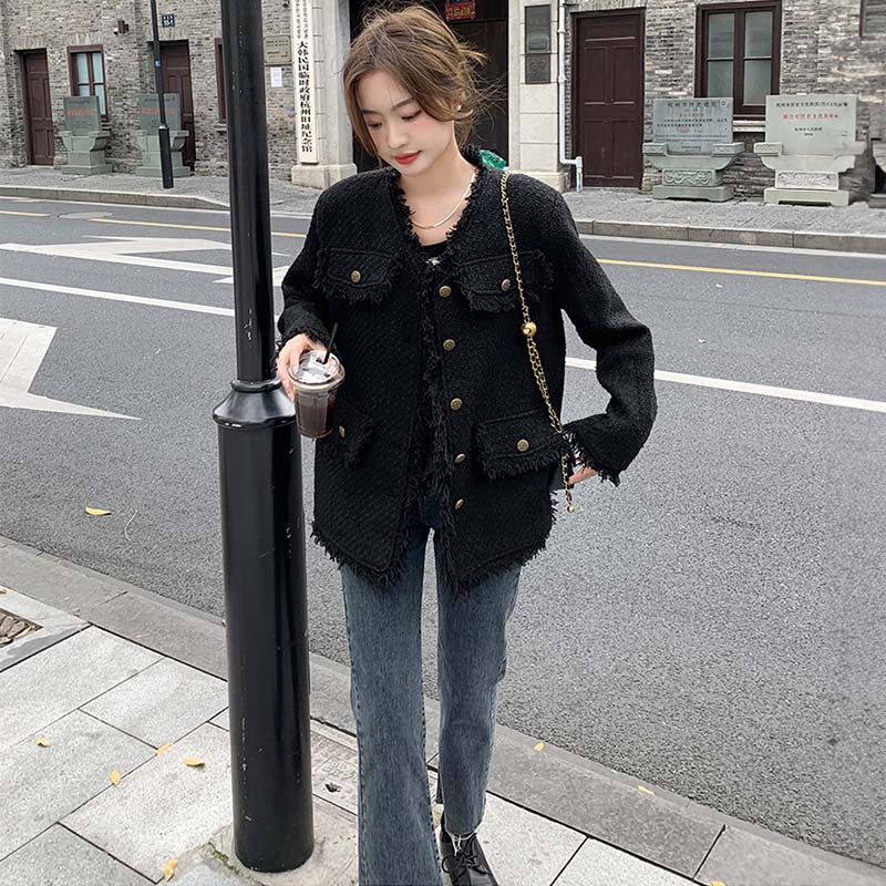 ブラックツイードジャケット