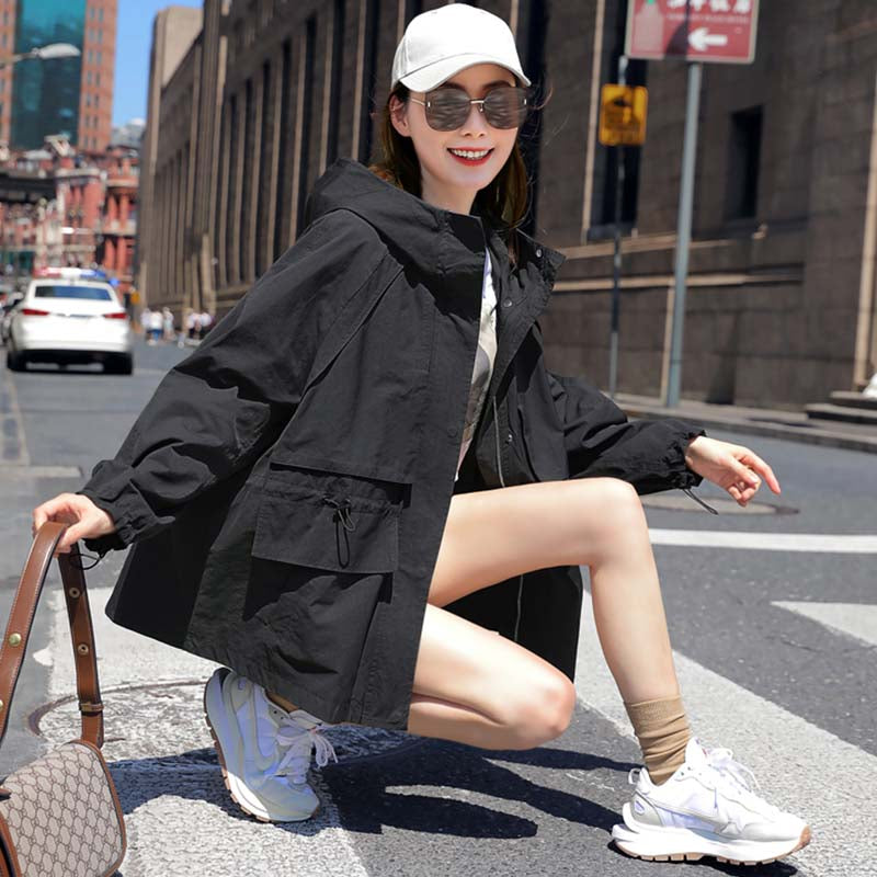 ウエストドローストリングマウンテンパーカー(3colors)