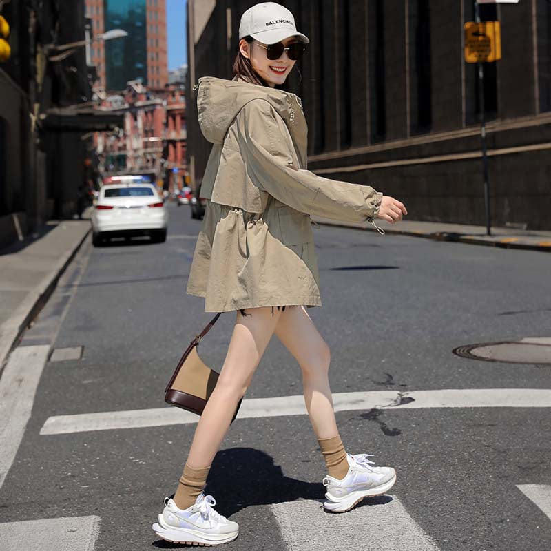 ウエストドローストリングマウンテンパーカー(3colors)