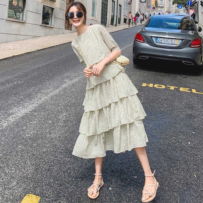 ティアードナチュラルワンピース